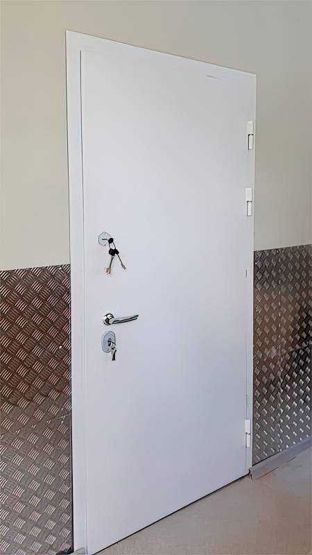 Бронированная дверь, фото спереди