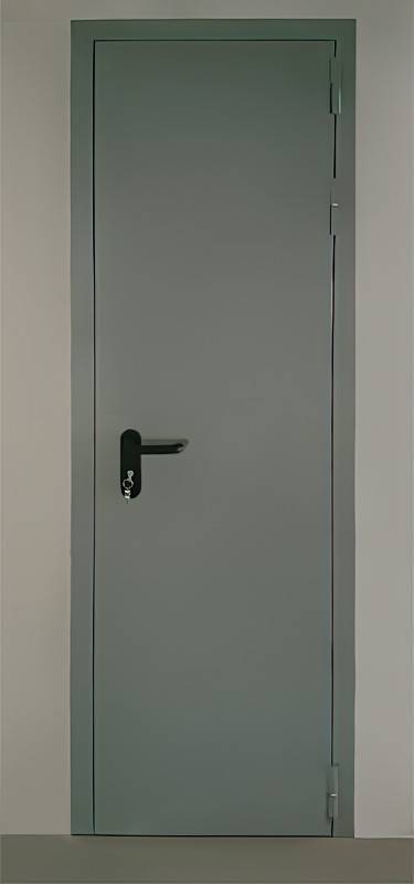 Узкая огнеупорная дверь (пос. Нахабино) Узкая огнеупорная дверь (пос. Нахабино)